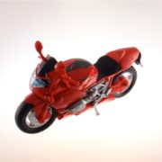 Luminária de Led Moto Vermelha